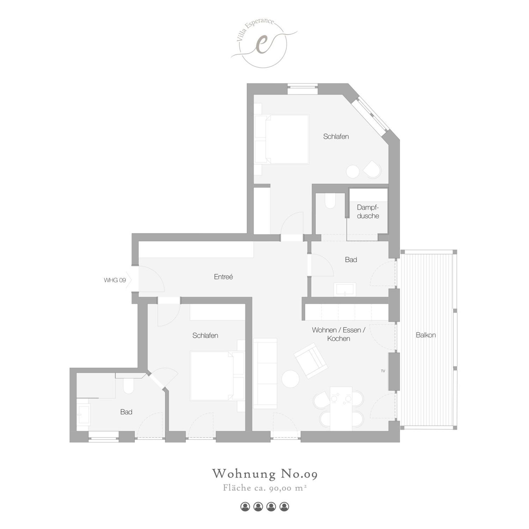 Villa Esperance Бінц Номер фото